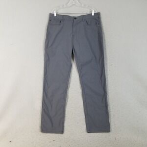 Free Country Denali Pant Mens 38x32 Gray Straight Fit Nylon Spandex Hiking